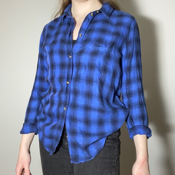 Blue + Black Flannel - Picture 2 of 7